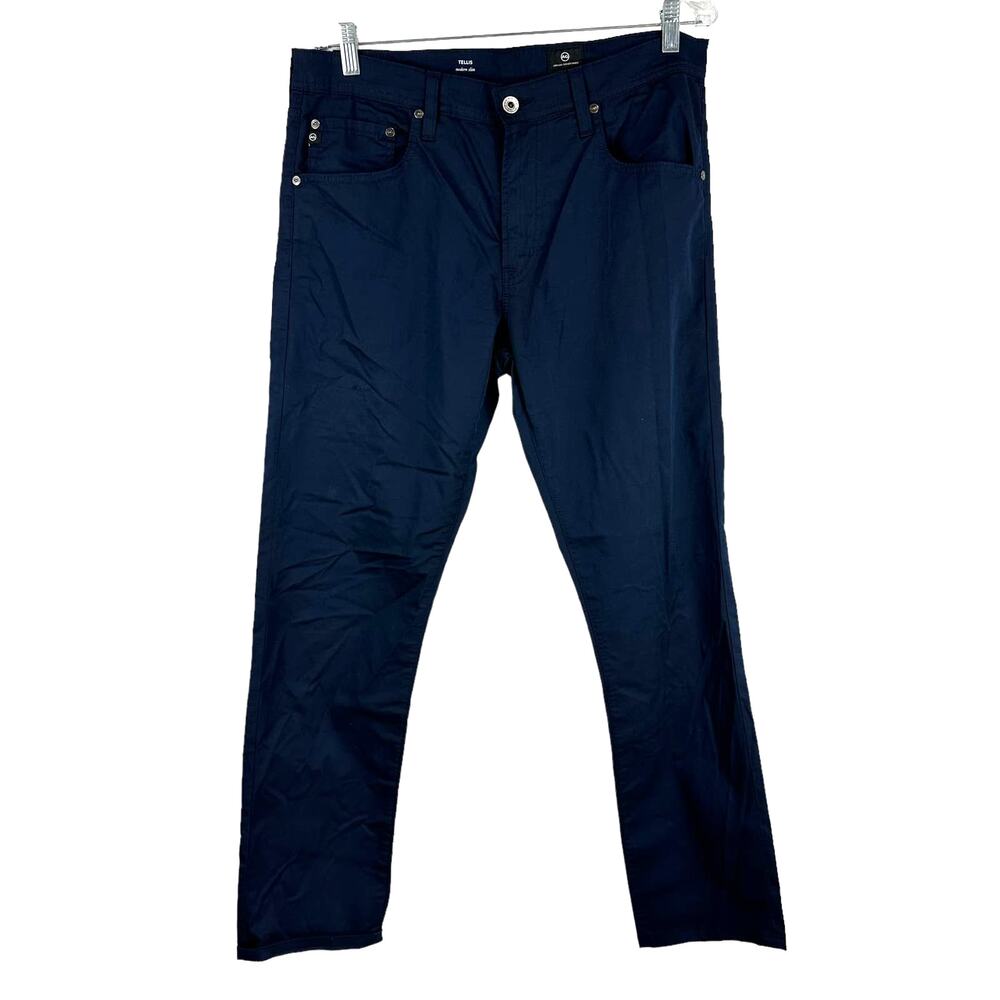 AG Adriano Goldschmied Tellis Modern Slim Mens Navy Blue 34 x 34 New With Defect